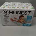 The Honest Company Comfort Dry Disposable Daytime Diapers for Sensitive Skin, Hypoallergenic, Fragrance-Free, Turtle Time + Pattern Play, Club Box Size 2 (12-18 lbs), 72 Count