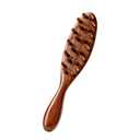 Locsanity Natural Sandalwood Locs Brush  Ergonomic Dreadlock Detangling Hairbrush with Natural Bristles for Twists & Loc Maintenance  Compact Travel Size & Durable Styling Tool for Men & Women