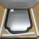 HOMECOOKIN Wood Bathroom Mirrors for Wall Mounted, 16" x 20" Rustic Wood Frame Wall Mirrors Decorative for Living Room or Bedroom Vanity Mirror (Black) B