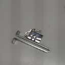 ECHOZONE General Car Anti-Theft Brake Clutch Lock, Heavy Duty Stainless Steel, Portable, Key Lock, Automotive Steering Wheel Locking Device, Silver