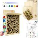 Nature's Way Bird Products DIY-BEE My First pollinator Garden House, Wood (7.5"H)