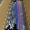 20 Panels Small Animals Playpen, 48" x 24" x 16" Transparent Pet Playpen with Waterproof Mat,Portable Plastic Enclosure Cage for Chicken/Guinea Pigs/Bunny/Ferrets/Hamsters/Hedgehogs Indoors Outdoor