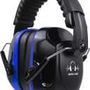 SAFEBUILDER Ear Muffs Noise Reduction SNR 33dB Adjustable Lightweight Safety Earmuffs Sound Proof Noise Cancelling ANSI