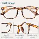 Gaoye Eyewear Frames for Men - Blue Light Blocking Square Glasses, Anti UV Ray Computer Gaming, Blue Blockers for Women