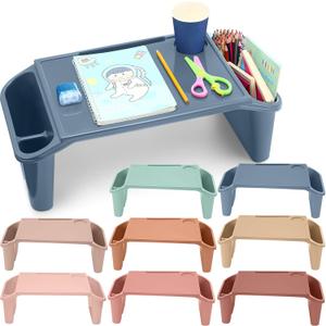 Beeveer 8 Pcs Kids Lap Desk with Storage for Bed Car, Multicolor
Portable Plastic Activity Tray 19.7x9.6x7.1in, Side Storage Space, For Children Classroom Use, Eating, Laptop, Floor