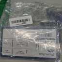 WenSilon(100 PCS) 3/16" Concrete Screw Anchor Kit Blue Flat Head for Anchoring to Masonry, Block or Brick Stucco