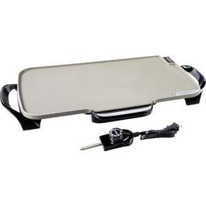 Presto 07062-22-Inch Ceramic Removable Handles Electric Griddle, Grey Ceramic