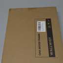 8.5x11 Picture Frame, Solid Oak Wood 8.5 by 11 Picture Frame with Mat to 6x8(Openning Size is 5.5x7.5), 11x8.5 Natural Oak Frames for Wall and Tabletop Display, (Walnut Set of 3)