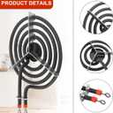 SP21YA Electric Stove Burner Replacement Fit for G.E & Ken-more & Hot-point & Ro-per Electric Range Stove - Fit WB30X253 8" Electric Range Burner Element by AMI PARTS