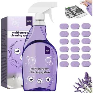 COLORCASA Dr Clean Spray Cleaner For Ovens, Dr. Clean Spray Oven Cleaner, Cleaning Spray For Instant Stain Removal, All-Purpose Cleaner Spray,with Concentrated Cleaning Tablets(1Bottle+18Tablets)