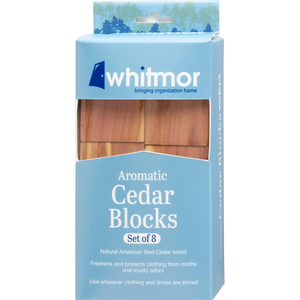 WHITMOR Aromatic Cedar Blocks Set of 8