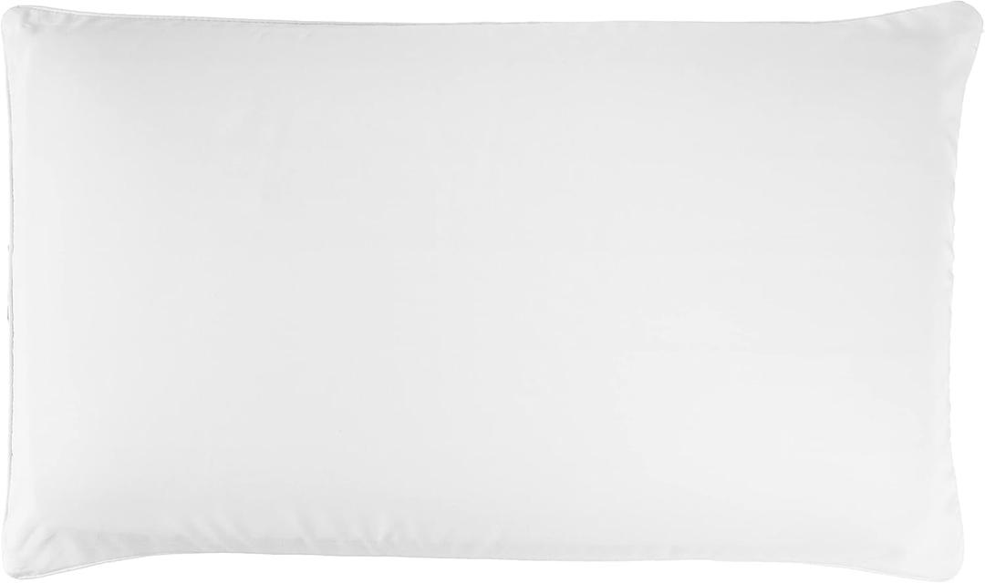 Sleep Innovations Reversible Pillow Cooling Gel Memory Foam and Classic Memory Foam, Queen Size, Side, Stomach, and Back Sleepers, Medium Support (Queen (Pack of 1), White)