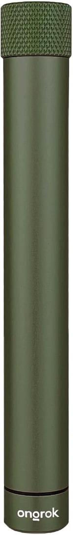ONGROK Premium Storage Tube | Airtight Aircraft Grade Aluminum Metal, Pocket-Sized Opaque Holder (Green)