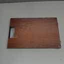 LUBAN Mahogany Wood Cutting Board, Solid Wooden Cutting Boards for Kitchen, Thickened & Large Cutting Board with Handle, Premium Chopping Board for Kitchen Made of Sustainable Wood (14x9.5x1.1 INCH) (14"L x 9.5"W)