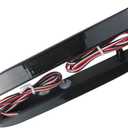 Riloer LED Bumper Reflector Brake Stop Light, LED Bumper Reflector Light, Compatible with Lexus GX470, NX, RC, RX300 Compatible with Toyota Matrix, Venza, Avalon, Sienna - Smoke Lens