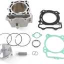 YZ250F WR250F Cylinder Piston Gasket Top End Rebuild Kit Φ77mm Cylinder for Yamaha WR250F YZ250F 2001-2013, Replace 5XC-11311-20-00