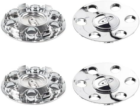 DewFlew 4Pcs Wheel Center Cap for 2009-2014 F150 2010-2014 Expedition Wheel Rim 181.6mm(7.15in) Chrome Hub Cap Wheel Cover