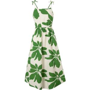 PATPAT Girls Spaghetti Strap Floral Dress Casual Sleeveless Maxi Dresses Kids Summer Beach Sundress 6-14 Years