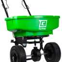 Chapin 89000A Spreader, Lawn and Garden, 80Lbs, TurfPro, Broadcast, Push, Walk Behind, 10" Tires, Weather-Proof, Poly Hopper, Pull-Bar Lever with 15 Setting Gate, Spreads Fertilizer and Seeds