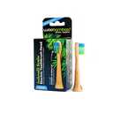 WooBamboo! Electric Toothbrush Replacement Heads, Sustainable BPA-Free Electric Toothbrush Heads, Made from Bamboo, Pack of 6