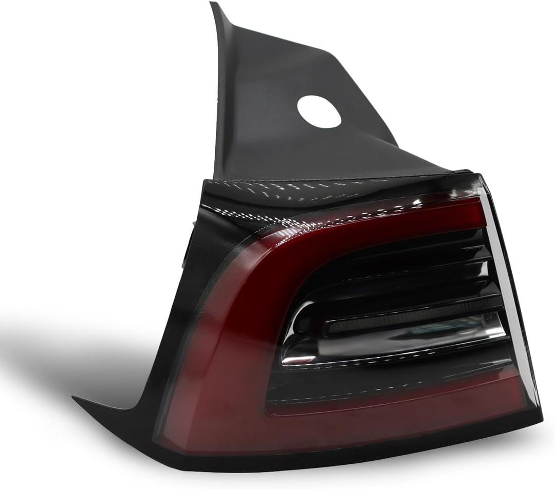 4-Pin Tail Light Assembly Compatible with Model 3 2022 2023 Model Y 2020-2023 Yellow Signal Light Taillights Left Side 150208600d 1502086-00-D (Driver Side)