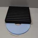 Heikki 30 Pack 3D Wall Panel for Interior Wall Dcor, PVC Flower Textured Wall Panels for Living Room Bedroom Hotel Office, 11.8"x11.8", Double-Sided Tape (Black-XHT)