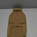 Queenmore Dog Sweaters for Medium Dogs Girls Boys, Soft Dog Sweater Christmas, Turtleneck Pullover Pet Sweaters Knitwear Outfit for Holiday, Knitted Soft Thick Warm Sweater for Bulldog, Dachshund (Camel, M)