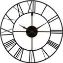 La Crosse Clock 404-3451 20 Inch Metal Tower Analog Wall Clock with Roman Numbers