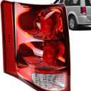 LED Tail Lights Assembly Compatible with 2011-2020 Dodge Grand Caravan Left Driver Side Replace 5182535AF