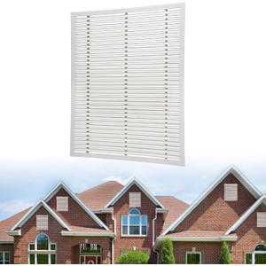 24 x 30 Inch Gable Vent, Decorative Air Return Vent Cover for House, Crawl Space, Garage, Walls Shed