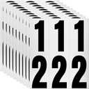 2 PACK,120 Numbers, Reflective Adhesive Mailbox Number Pack, 3", Waterproof Number Stickers for Signs, Door, Cars, Trucks, Home, Business, Address Number