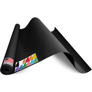 36" x 1200" USA Made Black Kraft Paper Roll, 45 lbs Thickness, American Quality Paper for School, Crafts, Art, Bulletin Board - Odorless, Non-Toxic, Safe for Kids