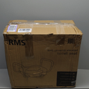 RMS Raised Toilet Seat - 5 Inch Elevated Riser with Adjustable Padded Arms - Toilet Safety Seat for Elongated or Standard Commode