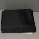 Niagara Satin Queen Bed Sheet Set 4 Pieces Black Silky Smooth Bridal Satin Deep Pocket Fitted, Flat, 2 Pillow Cases Wrinkle Stain, Fade Resistant (Black Satin, Queen)