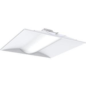 Lithonia Lighting 2x2 LED Troffer Light, Stack Switch LED Drop In Ceiling Light for Dropped Ceiling, 3000/4000/5000 Adjustable Lumens, 3500K/4000K/5000K Switchable Color Temperature, White