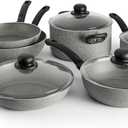 BALLARINI Asti by HENCKELS 10-pc Aluminum Nonstick Cookware Set