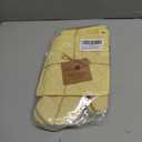 Native Fab 4 Piece Set - 2 Oven Mitts & 2 Potholders, Heat Resistant, 100% Cotton, Quilted Design, Non-Slip Grip, Machine Washable, Ideal for Baking, Cooking, BBQ, Kitchen Protection - Pale Yellow