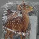 Deer Figurine, Garden Figurines, Deer Statue 2Pcs Deer Figurine Garden Statue Synthetic Resin Garden Sculpture Garden Statue Waterproof and Sunscreen Community Patio for Garden