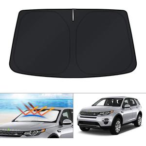 KUST Custom Fit Windshield Sun Shade for Land Rover Discovery Sport 2014-2019 AccessoriesSunshade Foldable Window Sun Visor Protector Blocks UV Rays Keep Your Car Cooler