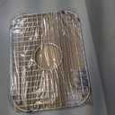 Serene Valley Sink Grid 18-1/8" L x 13-3/8" W, Centered Drain with Corner Radius 3-1/2", NDG1813C