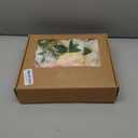 Ling's Moment Fake Flowers Box, Faux Artificial Greenery Stems Foam Roses Silk Peonies Orchid Poppy Fabic Flower for Centerpieces Bouquet Wedding Vase Floral Decorations, Coral & Ivory, Grand Combo