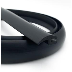 Car Front Windshield Rubber Seal Strip, Windshield Weather Stripping, Molding Trim Strips for Most Cars Trucks RV SUVs, 1.7M, Black