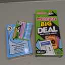 Monopoly Big Deal Card Game | Oversized Giant Large Cards for Family Fun | Ages 8+ | 2 to 5 Players | 15 Mins. | Travel Games for Kids and Adults