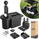 10L0L Universal Golf Ball Washer and Club Head Cleaner for EZGO Club Car Yamaha, Stay at the Top of Your Golf Game with the Convenient-Black