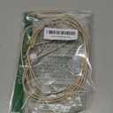 1-Up One-Handed Hair Tie (Tan/Clear) 3-pack