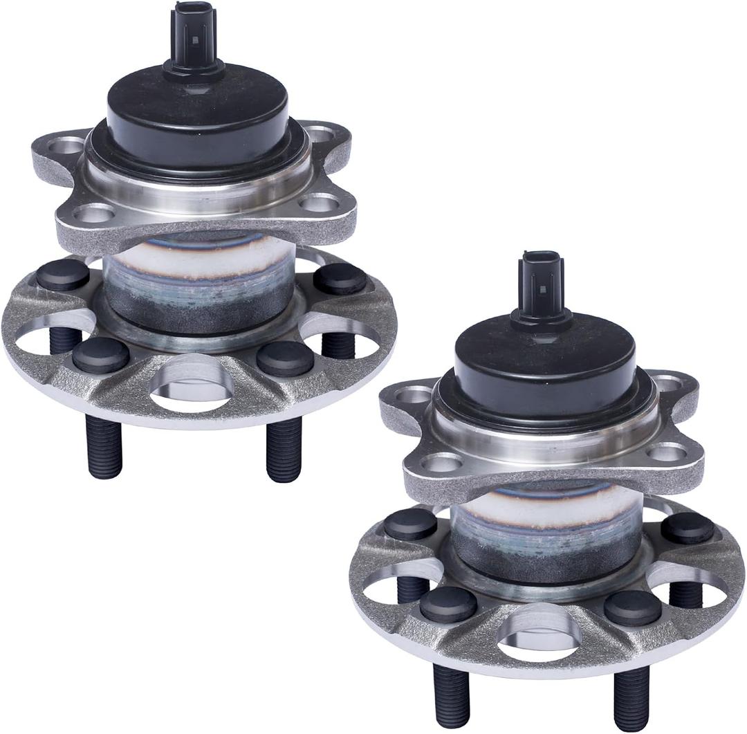 TUCAREST 512505 x2 (Pair) Rear Wheel Bearing and Hub Assembly Compatible with 2010-2015 to-yota Prius (Exclude Prius C and Prius V Models) 2012-2015 Prius Plug-in [5 Lug W/ABS]