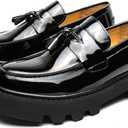shoeslocker Slippers for Men Size 10.5 Mens Slippers Warm Indoor Outdoor Brown