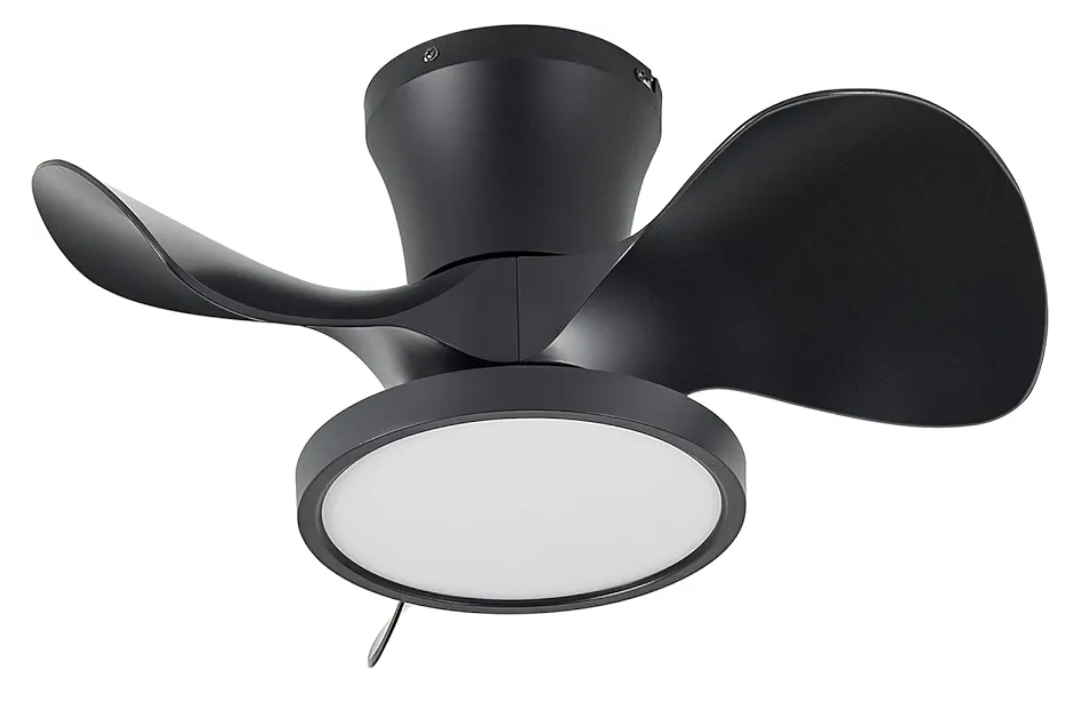 ocioc Quiet Ceiling Fan with LED Light 22 inch Large Air Volume Remote Control for Kitchen Bedroom Dining Room Patio