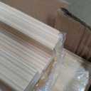 Art3d Slat Wood Wall Paneling for Interior and Ceiling Decoration - Pack of 4pcs + 1pc End-Trim, Size 108 x 5.7in.- Ashtree