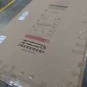 brisafe Full Length Stand Up Mirror on Wheels,75''95'',Large Tri-Fold Floor Mirror with Stand,Movable 3-Way Full Length Standing Mirror for Gym, Dance Studio, Fitness Room, and Home (White)